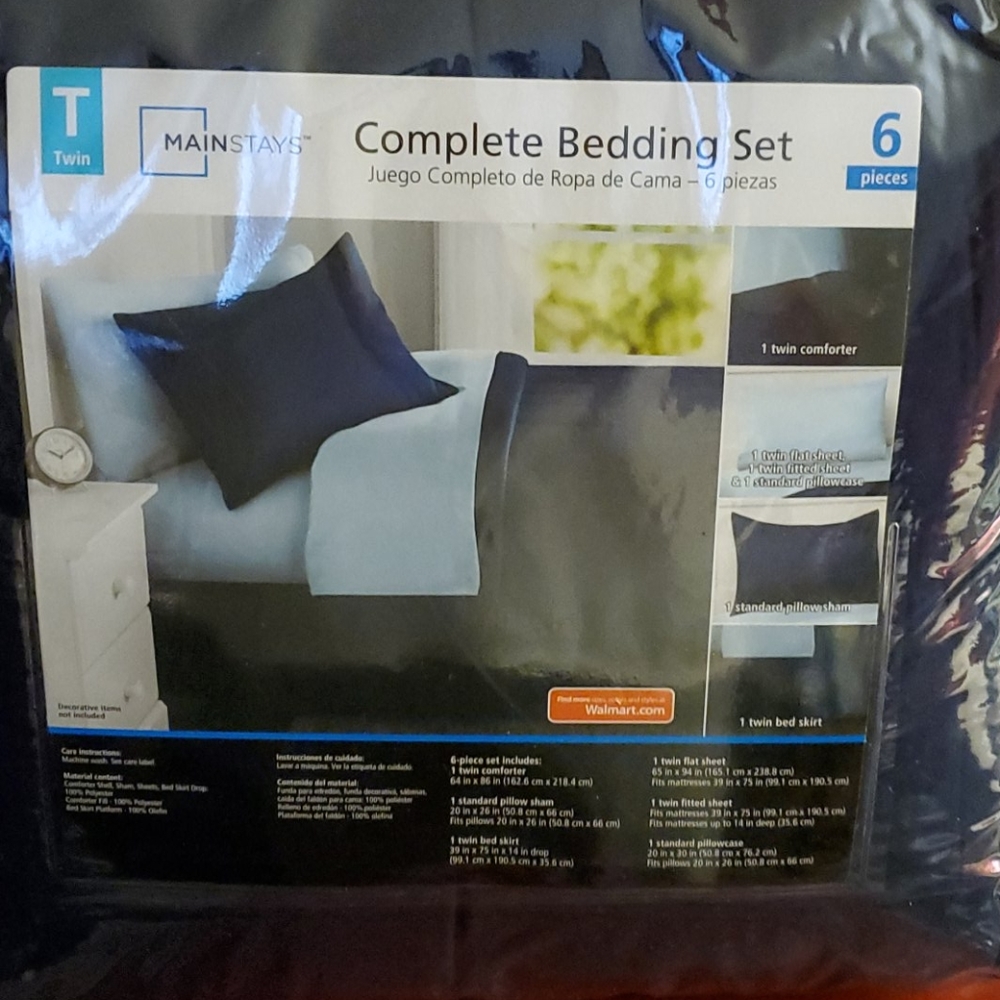6pc Twin Bedding Set
